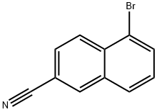 5-溴-2-氰基萘 结构式