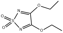3,4-二乙氧基-1,2,5-噻二唑 1,1-二氧化物 结构式