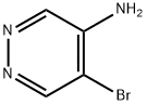 5-溴哒嗪-4-胺 结构式