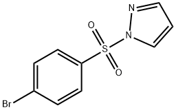 1-[(4-溴苯基)磺酰基]-1H-吡唑 结构式