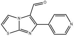 6-(吡啶-4-基)咪唑并[2,1-B]噻唑-5-甲醛 结构式