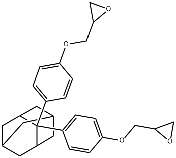 2,2-二(4-羟基苯基)金刚烷二缩水甘油醚 结构式