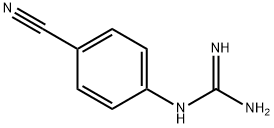 N-(4-氰基苯基)胍 结构式
