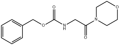N-[2-(吗啉-4-基)-2-氧乙基]氨基甲酸苄酯 结构式