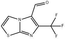 6-(三氟甲基)咪唑并[2,1-B]噻唑-5-甲醛 结构式