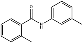 2-甲基-N-(3-甲基苯基)苯甲酰胺 结构式