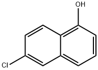 6-氯-1-萘酚 结构式