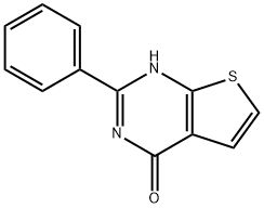4-羟基-2-苯基噻吩[2,3-D]嘧啶 结构式