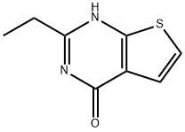 4-羟基-2-乙基噻吩[2,3-D]嘧啶 结构式