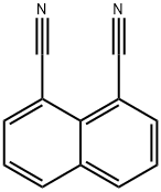 1,8-Dicyanonaphthalene 结构式