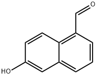 6-羟基-1-萘甲醛 结构式