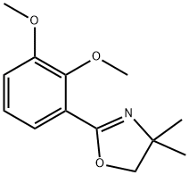 2-(2,3-二甲氧基苯基)-4,4-二甲基-4,5-二氢噁唑 结构式