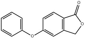 5-苯氧基异苯并呋喃-1-(3H)-酮 结构式