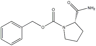 (S)-benzyl 2-carbamoylpyrrolidine-1-carboxylate 结构式