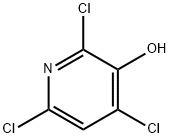 2,4,6-三氯-3-吡啶醇 结构式