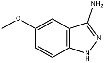 5-甲氧基-1H-吲唑-3-胺 结构式