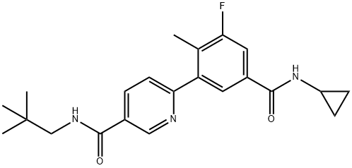 Losmapimod (GW856553X) 结构式