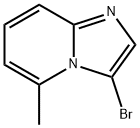 3-溴-5-甲基咪唑并[1,2-A]吡啶 结构式