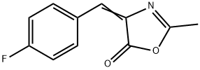 4-[(4-Fluorophenyl)methylene]-2-methyl-5(4H)-oxazolone 结构式