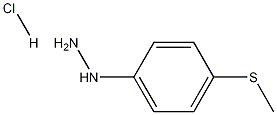 4-甲硫基苯肼盐酸盐 结构式