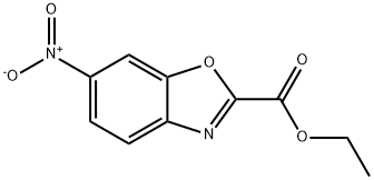 6-硝基苯并[D]噁唑-2-甲酸乙酯 结构式