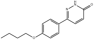 6-(4-丁氧基苯基)哒嗪-3(2H)-酮 结构式