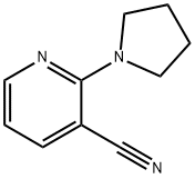 2-(吡咯烷-1-基)烟腈 结构式