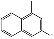 2-Fluoro-4-methylnaphthalene 结构式