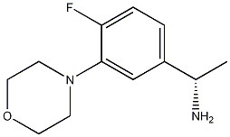(S)-1-(4-氟-3-吗啉代苯基)乙-1-胺 结构式