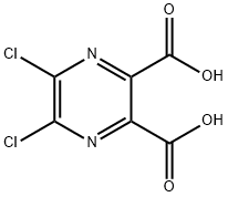 5,6-二氯-2,3-吡嗪二酸 结构式
