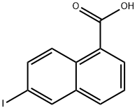 6-Iodonaphthalene-1-carboxylic acid 结构式