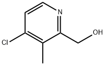 2-羟甲基-3-甲基-4-氯吡啶 结构式