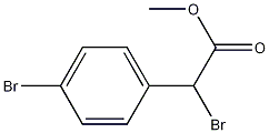 Α-溴-4-溴苯乙酸甲酯 结构式