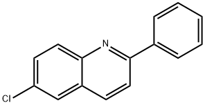 2-苯基-6-氯喹啉 结构式