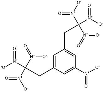 1-Nitro-3,5-bis(2,2,2-trinitroethyl)-benzene 结构式