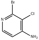 2-溴-3-氯吡啶-4-胺 结构式