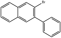 2-溴-3-苯基萘 结构式