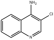 4-氨基-3-氯喹啉 结构式