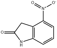 4-硝基-1,3-二氢-2H-吲哚-2-酮 结构式