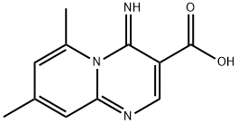 4-Imino-6,8-dimethyl-4H-pyrido[1,2-a]pyrimidine-3-carboxylic acid 结构式