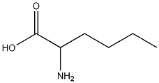 DL-Norleucine 结构式