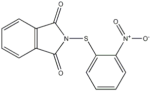 2-(2-硝基苯硫基)-异吲哚啉-1,3-二酮 结构式