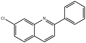 7-氯-2-苯基喹啉 结构式