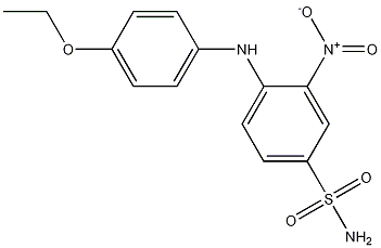 Sulfanilamide, N4-(p-ethoxyphenyl)-3-nitro- 结构式