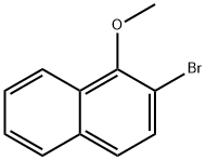 2-溴-1-甲氧基萘 结构式