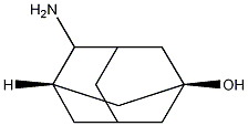 顺式4-氨基-1-金刚烷醇 结构式