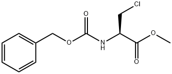 N-(Benzyloxycarbonyl)-L--chloroalanine Methyl Ester 结构式