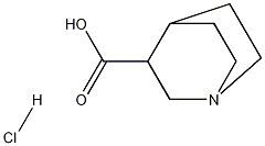 奎宁环-3-甲酸盐酸盐 结构式