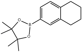 5,6,7,8-TETRAHYDRONAPHTHALENE-2-BORONIC ACID, PINACOL ESTER 结构式