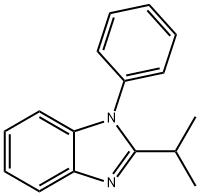 1-苯基2-异丙基苯并咪唑 结构式